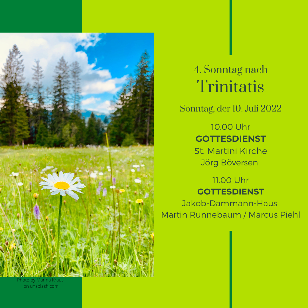 Gottesdienst am 10. Juli 2022