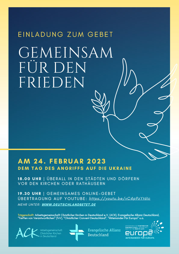 GEMEINSAM FÜR DEN FRIEDEN