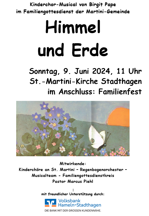 Kinderchormusical "Himmel und Erde"