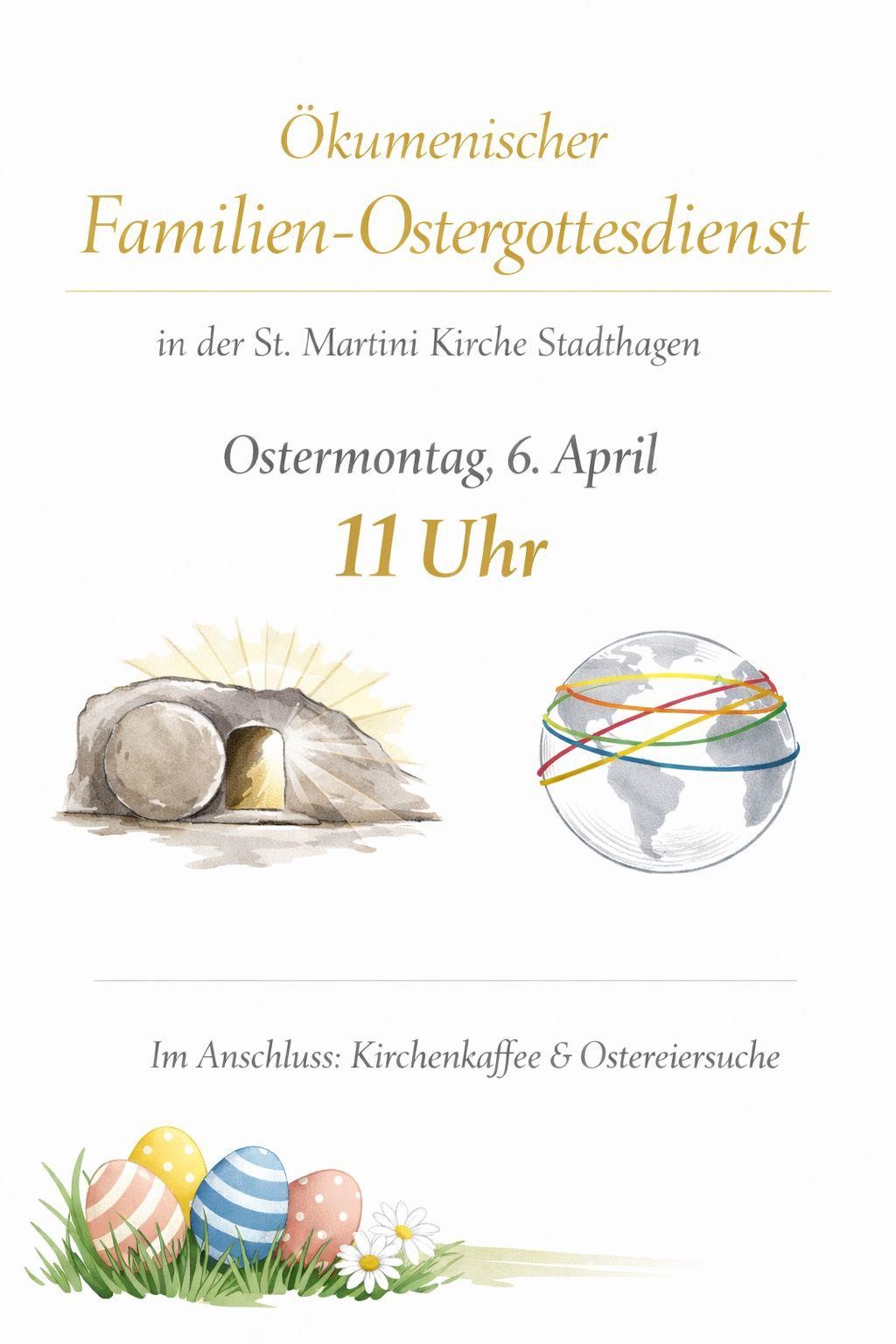 Ökumenischer Familien-Ostergottesdienst in St. Martini