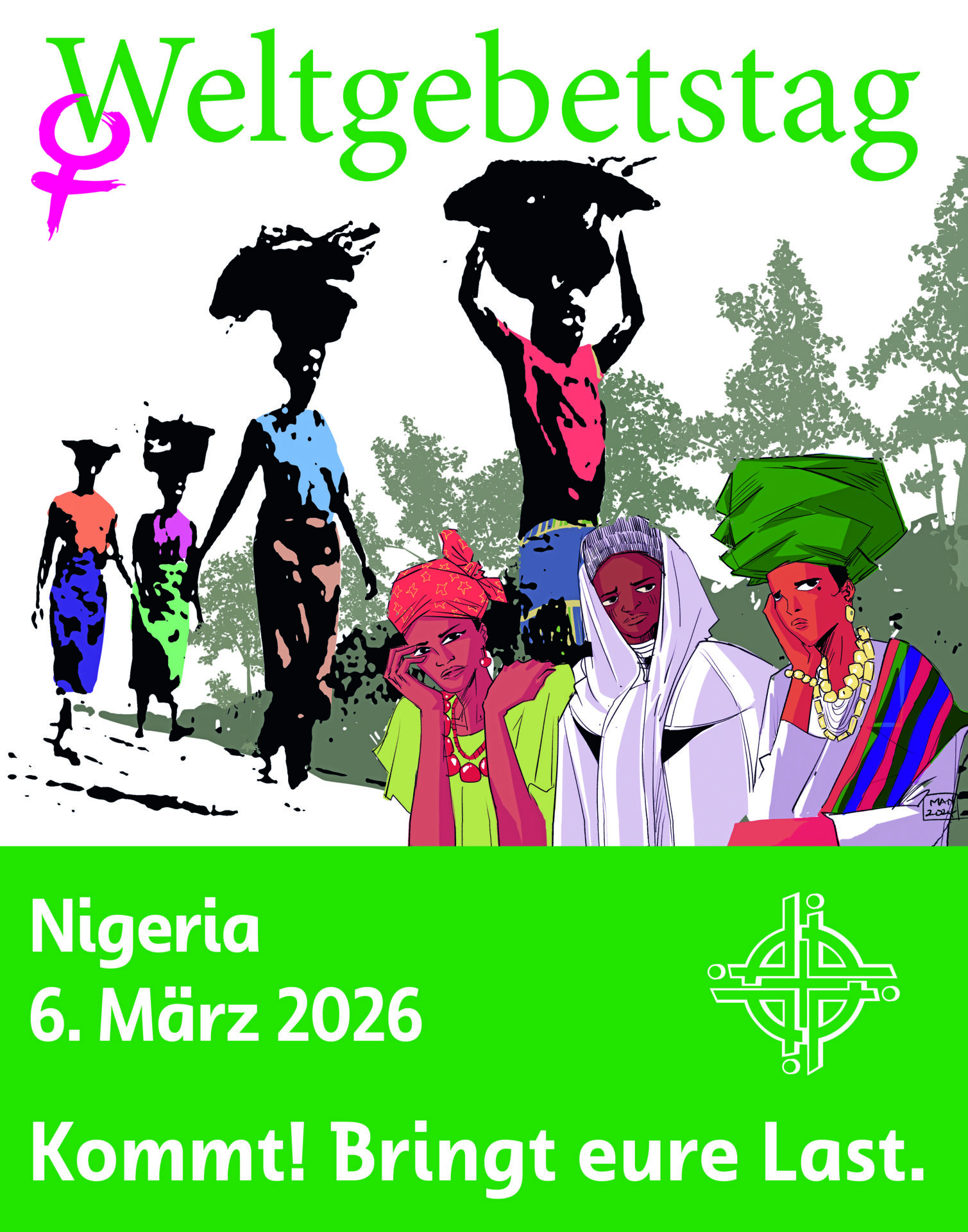 Weltgebetstag 2026 aus Nigeria - „Kommt! Bringt eure Last.“