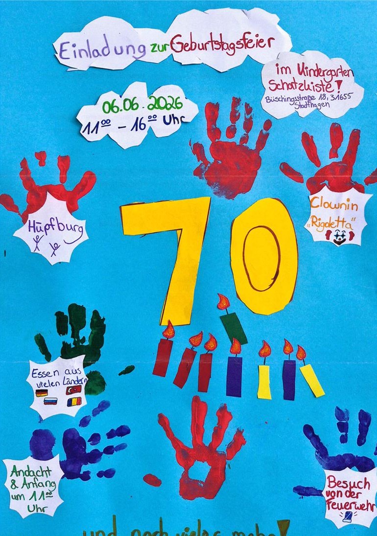 Geburtstagsfeier Kindergarten Schatzkiste
