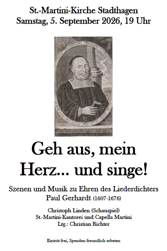 Paul-Gerhardt-Abend mit Szenen und Musik